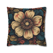 Retro Blooms Flower Pillow Case - Spring Summer Decor