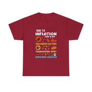 Funny Inflation Holiday T-Shirt - Unisex Apparel