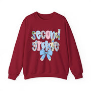 Second Grade Coquette Bow Pencil Back To School Sweatshirt | Cute Student Gift Unisex