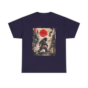 Funny Samurai Bigfoot Japanese Vintage Ukiyo-e Art Unisex T-Shirt
