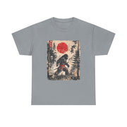 Funny Samurai Bigfoot Japanese Vintage Ukiyo-e Art Unisex T-Shirt