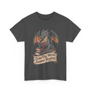 Color Our World Dragon T-Shirt – Fun Summer Reading 2025 Tee with Whimsical Art for Book-Loving