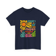 Retro School's Out Forever Retirement 2025 Retired Teacher T-Shirt Gift for Him & Her