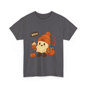 Bruh Ghost Halloween Cute Ghost Trick Or Treat Candy T-Shirt - Unisex Apparel