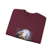 Funny Eagle Howling At The Moon Sweatshirt for Bird Lovers