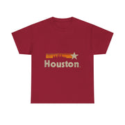 Vintage Houston Texas Strong Stripes City T-Shirt Unisex T-Shirt