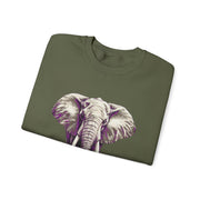 Majestic Elephant Safari Wildlife Artwork Sweatshirt Gift for Animal Lovers