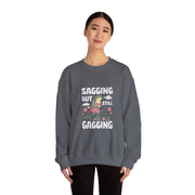 Funny Frog Meme Women's Sweatshirt - Sagging But Still Gagging