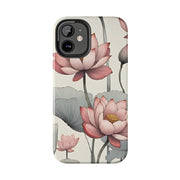 Vintage Lotus Blossom Phone Case Gift for Her - Trending Floral Design