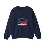 Funny Rejecting Kings Since 1776 Democracy America US Flag Sweatshirt - Unisex Apparel