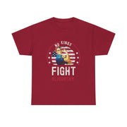 Vintage Fight Oligarchy America Flag T-Shirt for Women Gift for Her