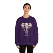 Majestic Elephant Safari Wildlife Artwork Sweatshirt Gift for Animal Lovers