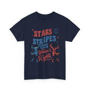 Stars Stripes Women's Rights 4th Of July T-Shirt Equal Rights Gift for Her