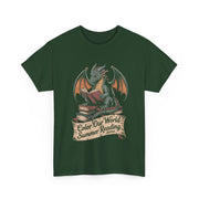 Color Our World Dragon T-Shirt – Fun Summer Reading 2025 Tee with Whimsical Art for Book-Loving