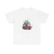 Funny Cats Side Quest Distracted Tabletop T-Shirt - Gift for Dad