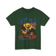 WTF Is A Kilometer Funny Patriotic 4th of July T-Shirt Gift for Him