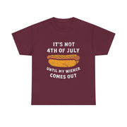 Funny 4th of July Wiener Dog T-Shirt Unisex Apparel