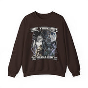 Funny Cat and Wine Graphic Sweatshirt Unisex Gift