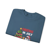 Christmas in July Santa Beach Watermelon Kids Youth Sweatshirt
