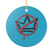 No Kings In America Pro Democracy Ornament