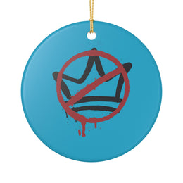 No Kings In America Pro Democracy Ornament