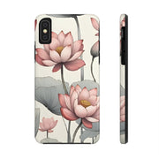 Vintage Lotus Blossom Phone Case Gift for Her - Trending Floral Design