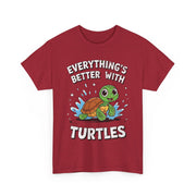 Cute Turtle Lover T-Shirt – Adorable Animal Graphic Tee for Boys, Girls & Turtle-Loving Adults