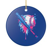 Respect The Drip Baseball Ornament for Boys