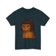 Funny Cat Bob Haircut Girl Meme T-Shirt - Unisex Apparel