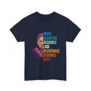 RBG Quote When Injustice Becomes Law Resistance Becomes Duty T-Shirt Gift for Fans