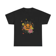 Charming Pumpkin Floral Design Accent Joy T-Shirt - Unisex Apparel