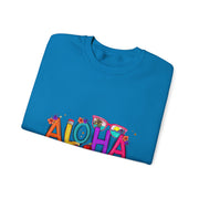 Groovy Aloha Pre-K Teacher Summer Vacation Beach Hawaiian Sweatshirt, Unisex Teacher Gift