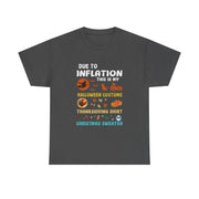 Funny Inflation Holiday T-Shirt - Unisex Apparel