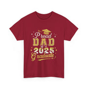 Proud Dad of 2025 Graduate Senior Graduation T-Shirt - Gift for Him