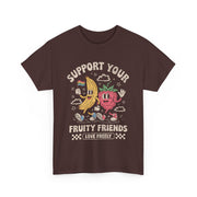 Retro Fruit LGBT Pride Support T-Shirt  Support Your Fruity Friends Unisex Apparel