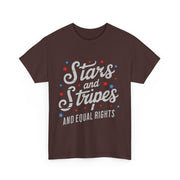4th Of July Stars Stripes Equal Rights T-Shirt Gift for Her