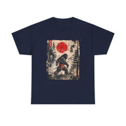 Funny Samurai Bigfoot Japanese Vintage Ukiyo-e Art Unisex T-Shirt