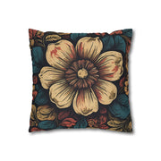 Retro Blooms Flower Pillow Case - Spring Summer Decor