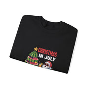 Christmas in July Santa Beach Watermelon Kids Youth Sweatshirt