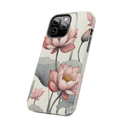 Vintage Lotus Blossom Phone Case Gift for Her - Trending Floral Design