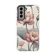 Vintage Lotus Blossom Phone Case Gift for Her - Trending Floral Design