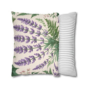 Classic Botanical Lavender & Fern Pillowcase for Home Decor