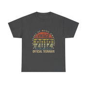 Vintage 2012 Official Teenager 13th Birthday T-Shirt - Unisex Gift