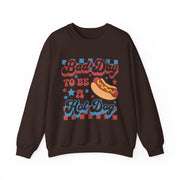 Funny BBQ Hot Dog Grilling Sweatshirt Independence Day Gift Unisex
