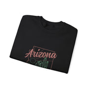 Arizona AZ Pride State Map Cactus Desert Vintage Sweatshirt - Unisex Apparel