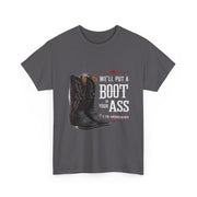 Cowgirl Western Boot 4th of July T-Shirt Gift for Her