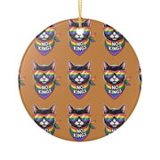 No Kings Pride Cat Ornament Gift for Him & Her