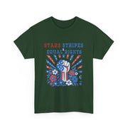 Stars Stripes & Equal Rights 4th of July Patriotic T-Shirt - Unisex Apparel
