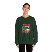 Christmas in July Santa Beach Watermelon Kids Youth Sweatshirt