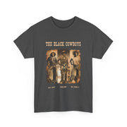 Black Cowboy Western Rodeo Melanin Black History Texas Men's T-Shirt Gift for Him